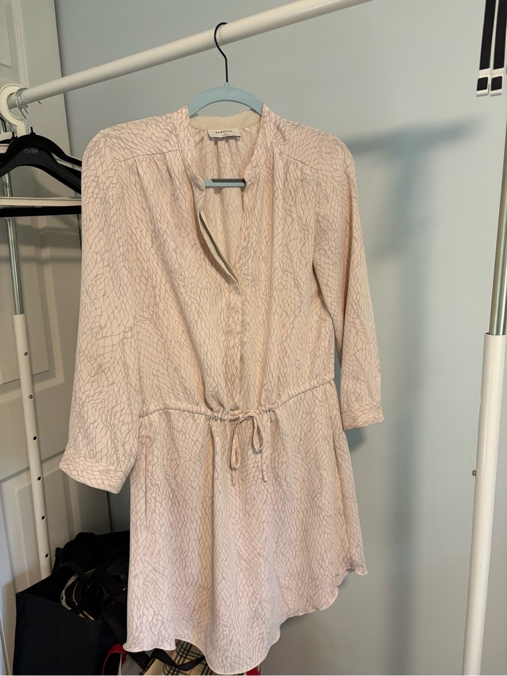 Babaton Blush Printed V-Neck Tunic